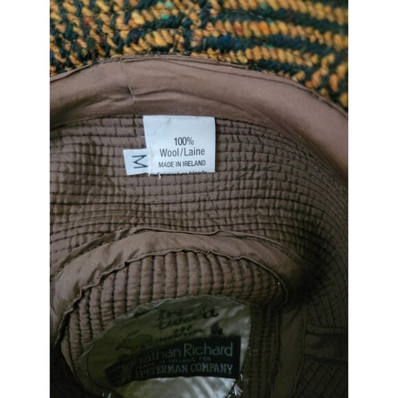 Jonathan Richard Irish Tweed Wool Walking Hat Size M - Made in Ireland - Picture 5 of 9